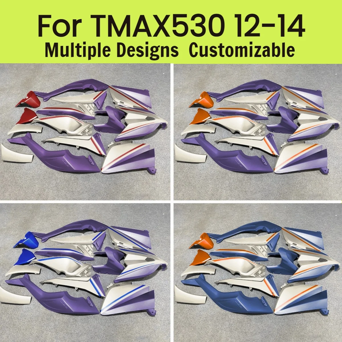 

Fairing Kit for Yamaha TMAX530 2012 2013 2014 Motorcycle Accessories Body Customized Fairings T-MAX530 12-14