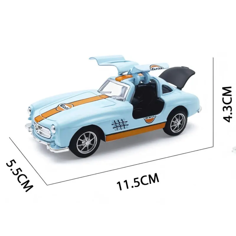 Model pojazdu 1:36 Super Classic, zabawka samochodowa z napędem pull-back, edukacyjna kolekcja, otwierane drzwi, model samochodu na prezent, samochód na prezent dla Benz
