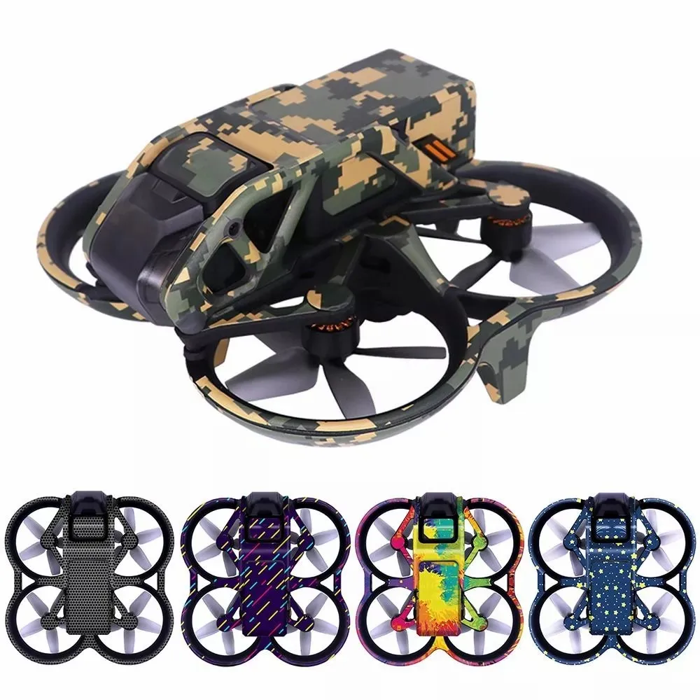 PVC Colorful Stickers For DJI Avata Skin Full Body Sticker Scratch Resistant Waterproof Skins Drone Accessories