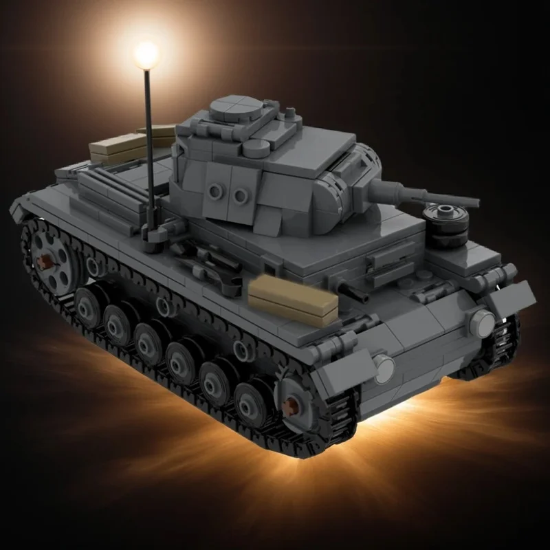 537pcs MOC System Panzer III Ausf E Model Building Blocks Christmas Gift Toy Architecture Birthday Idea Education Collection