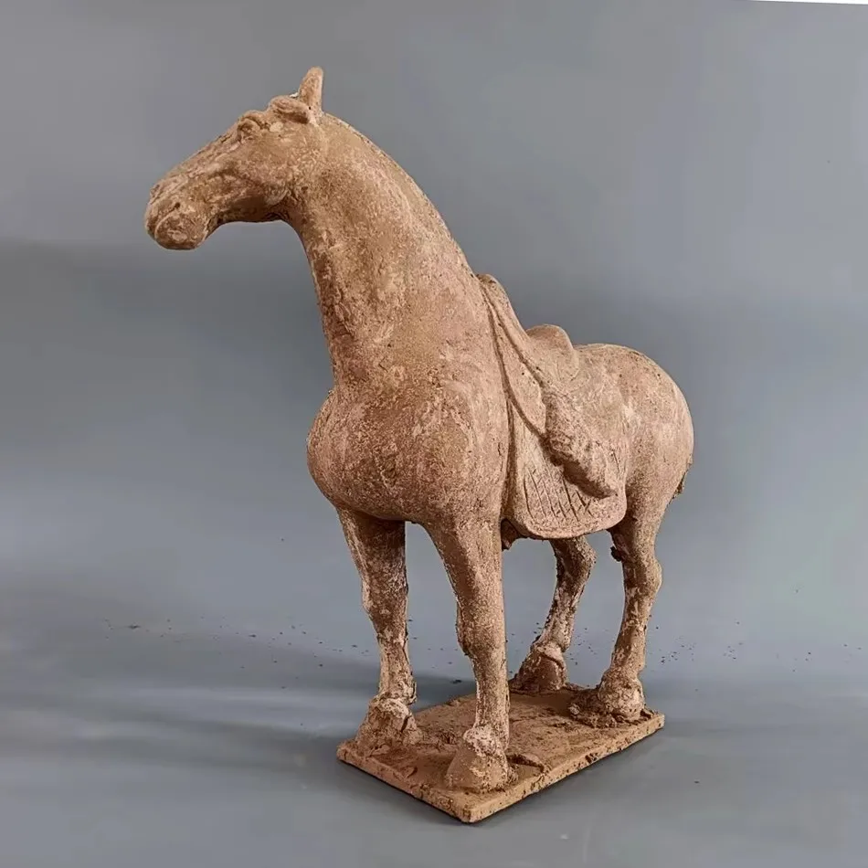 Old Tang dynasty, multicolored pottery horse Statue,Tang horse,Free shipping,