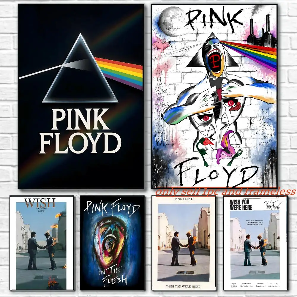 Progressive Rock Music P-Pink FloydS Album Band Poster HD Poster Wall Art interior Hallway Home Decoration Holiday Gifts