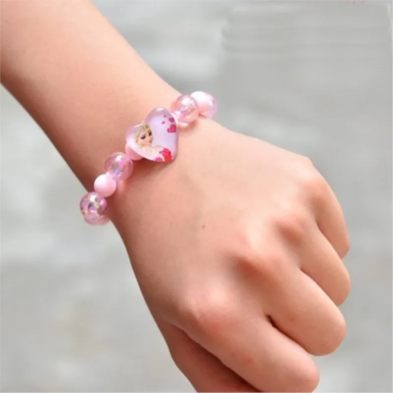 Cartoon Frozen 2 Elsa Anna Princess Wrist decoration Kawaii Figure Wristand Wear Toys Cute Girl Christmas Gift image 4