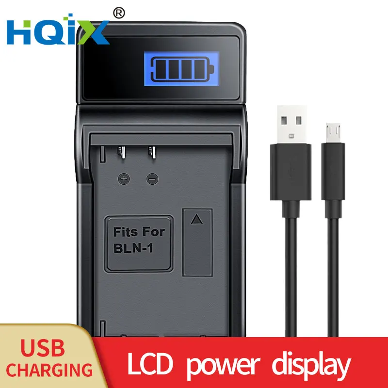 

HQIX for OLYMPUS E-M1 E-M5 E-M5 Mark Ⅱ E-P5 PEN-F Camera BLN-1 Battery Charger