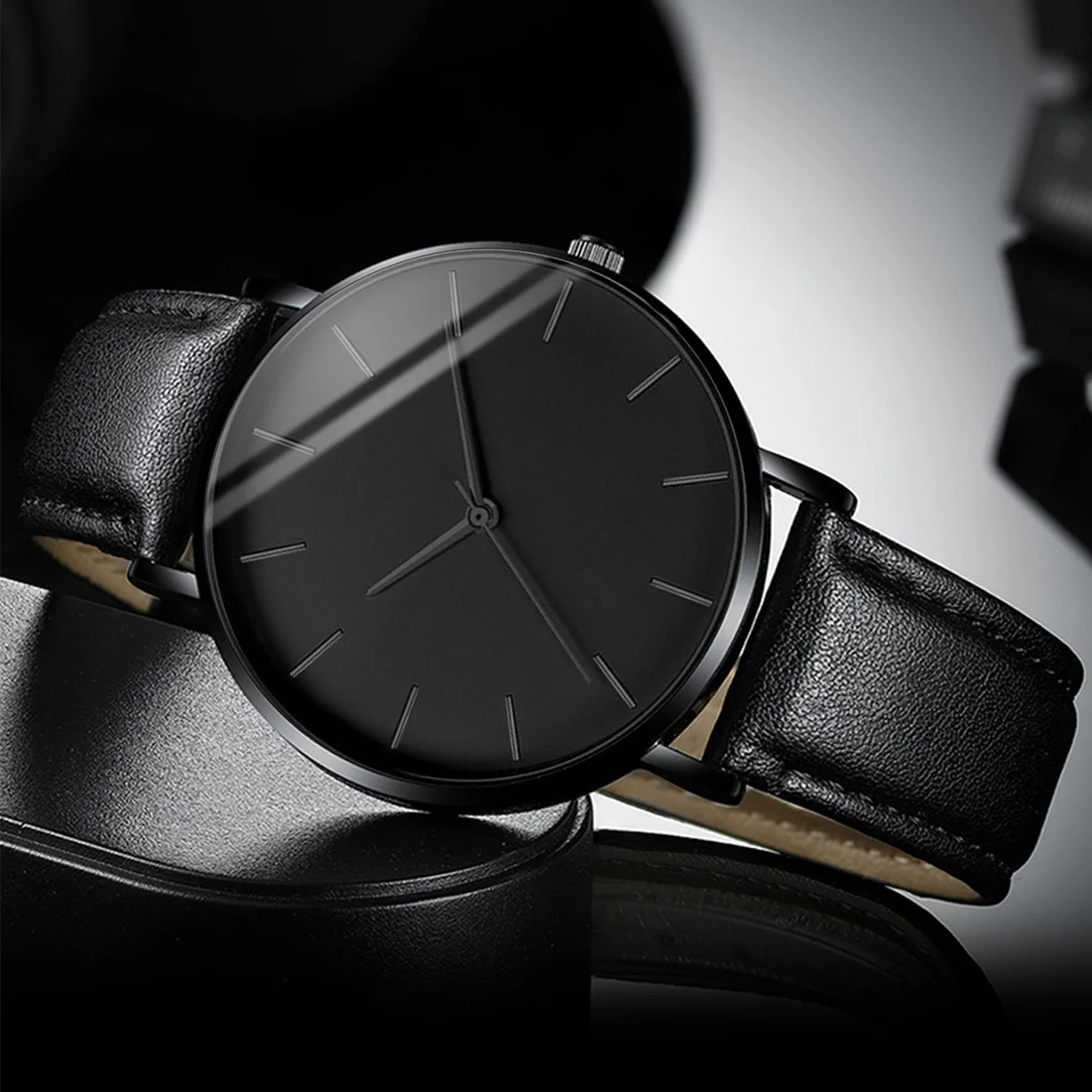 Set moda casual da uomo, orologio da cintura sportivo da uomo alla moda, orologio business semplice e alla moda