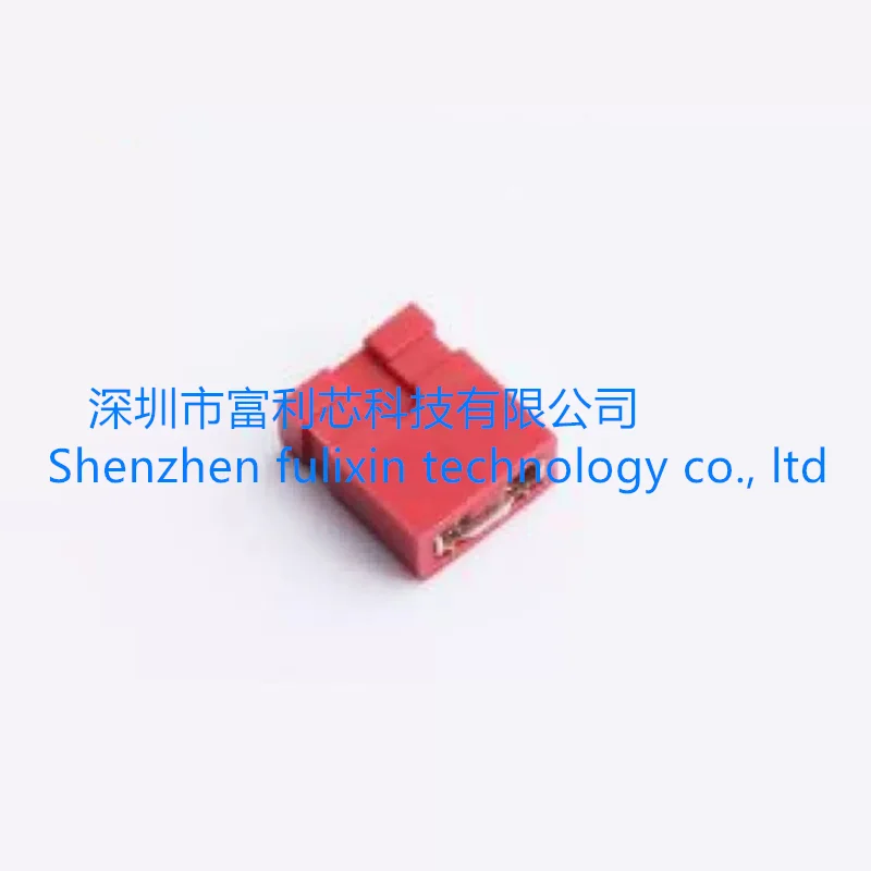 

20PCS MJ02RC-3RAA018 Mini Jumper 2P 2.54mm Semi-open type PA66+30% G.F red 199C G/F H6.0