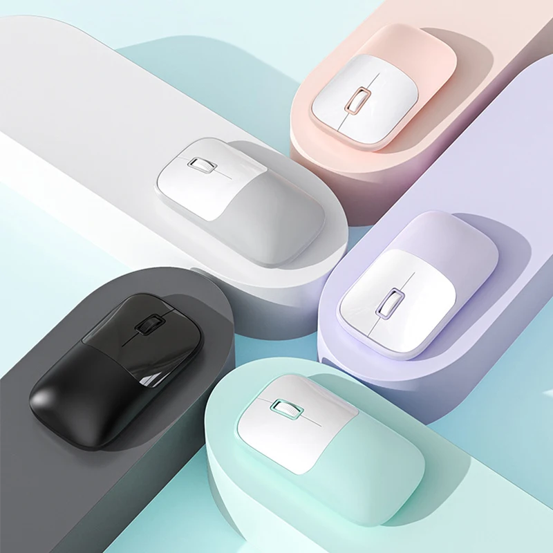 Xiaomi Wireless Mouse Dual-Mode Portable Silent 2.4G Bluetooth Cordless Laptop Mouse USB Receiver Ergonomic For PC Laptop