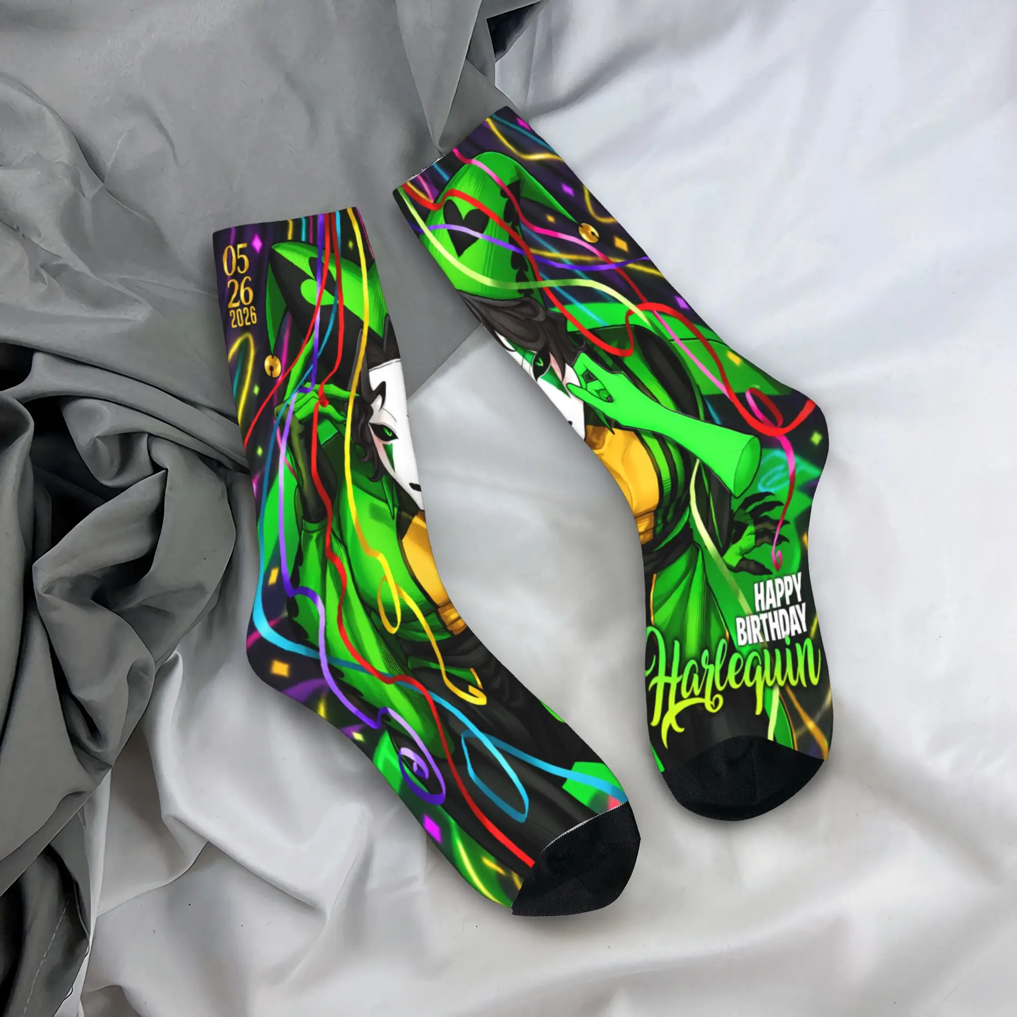 Freak Circus Color Witch Socks  Graphic Stockings Anti Bacterial Women Men Socks Breathable Winter Funny Running Sports Socks