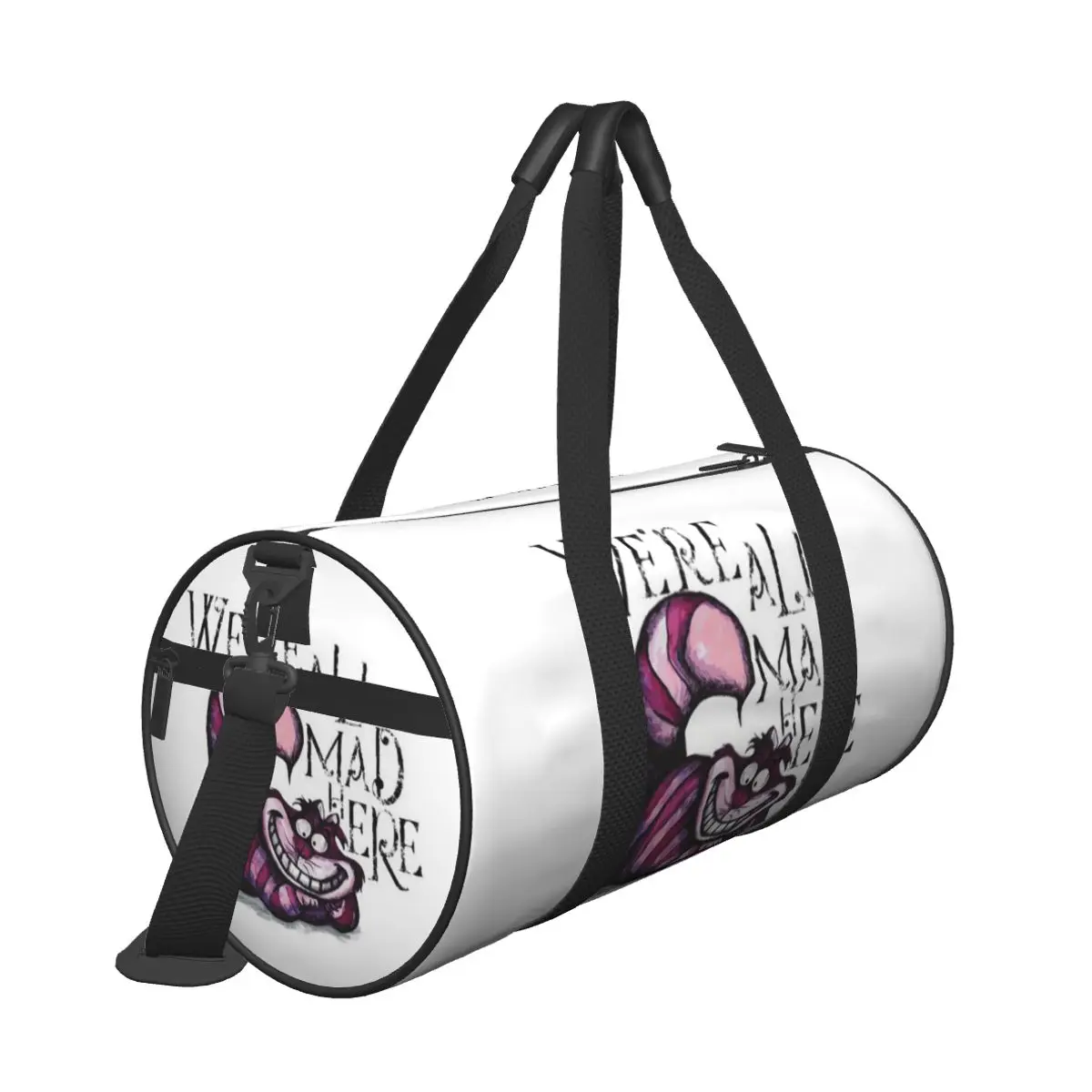 Hot Sale We Re All Mad Here Travel bag International Vacation Honeymoon Travel Bag