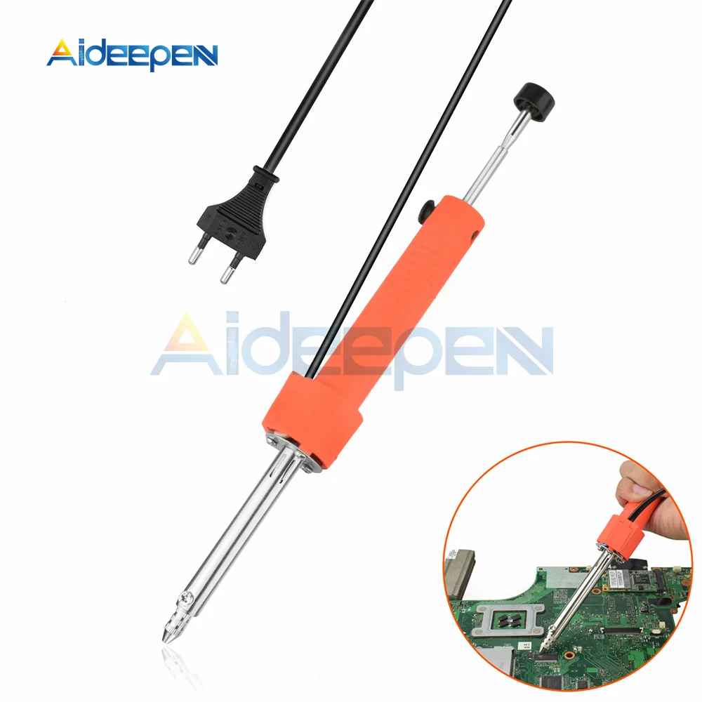 36W Electric Vacuum Solder Sucker Welding Desoldering Pump/Soldering Iron/Removal Solder Iron Pen Welding Repair Tool EU/US Plug