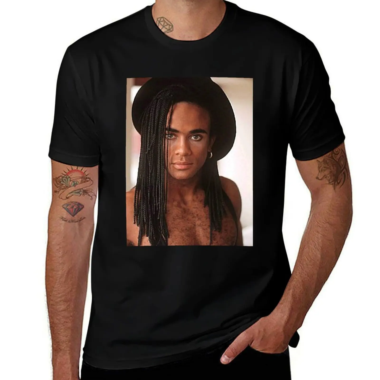 Футболка Milli vanilli, удобная рубашка с короткими рукавами для тренировок