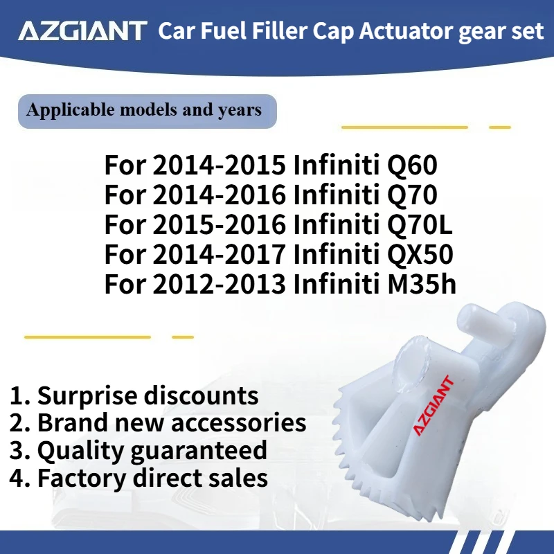 

For Infiniti Q60 2014-2015/Q70 2014-2016/Q70L 2015-2016/QX50 2014-2017 Car Fuel Filler Cap Actuator gear set Auto Accessories