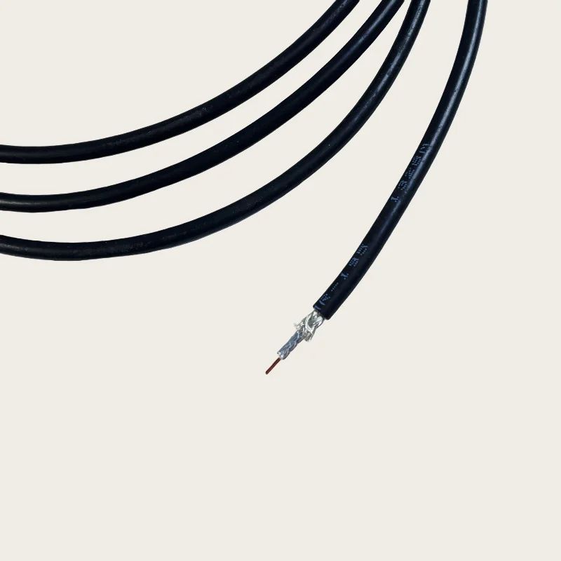 LMR195 Cable PVC Black Sheath LSR195 50-3 Low Loss RF Coaxial Connection Line for Feeders