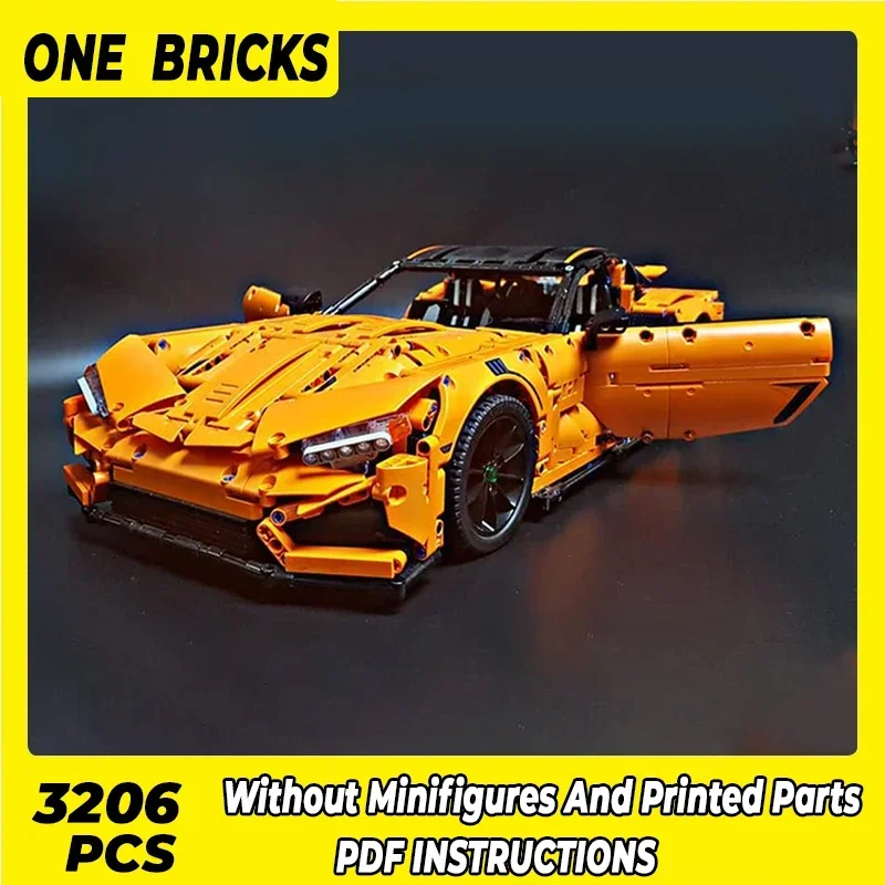 Moc Building Blocks Supercar Series Speed Champion GTD Technical Bricks DIY Assembly Construction Toys For Childr Holiday Gifts