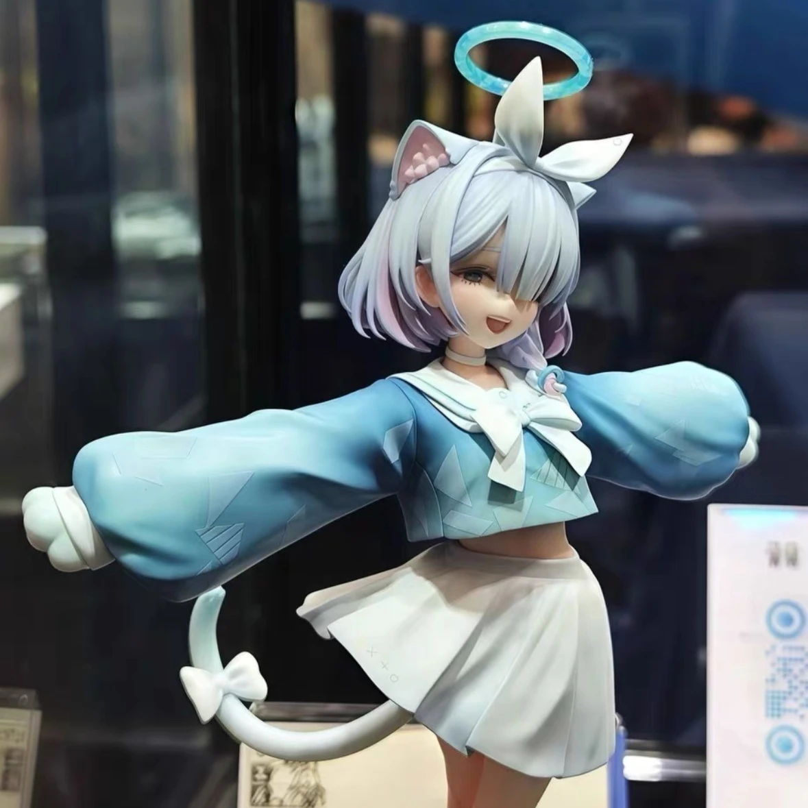 Archivio blu Arona Uniforme da marinaio Personaggio anime Merce Kawaii Action Figure Modello Doll Desktop Decor Ornamento Regali Otaku