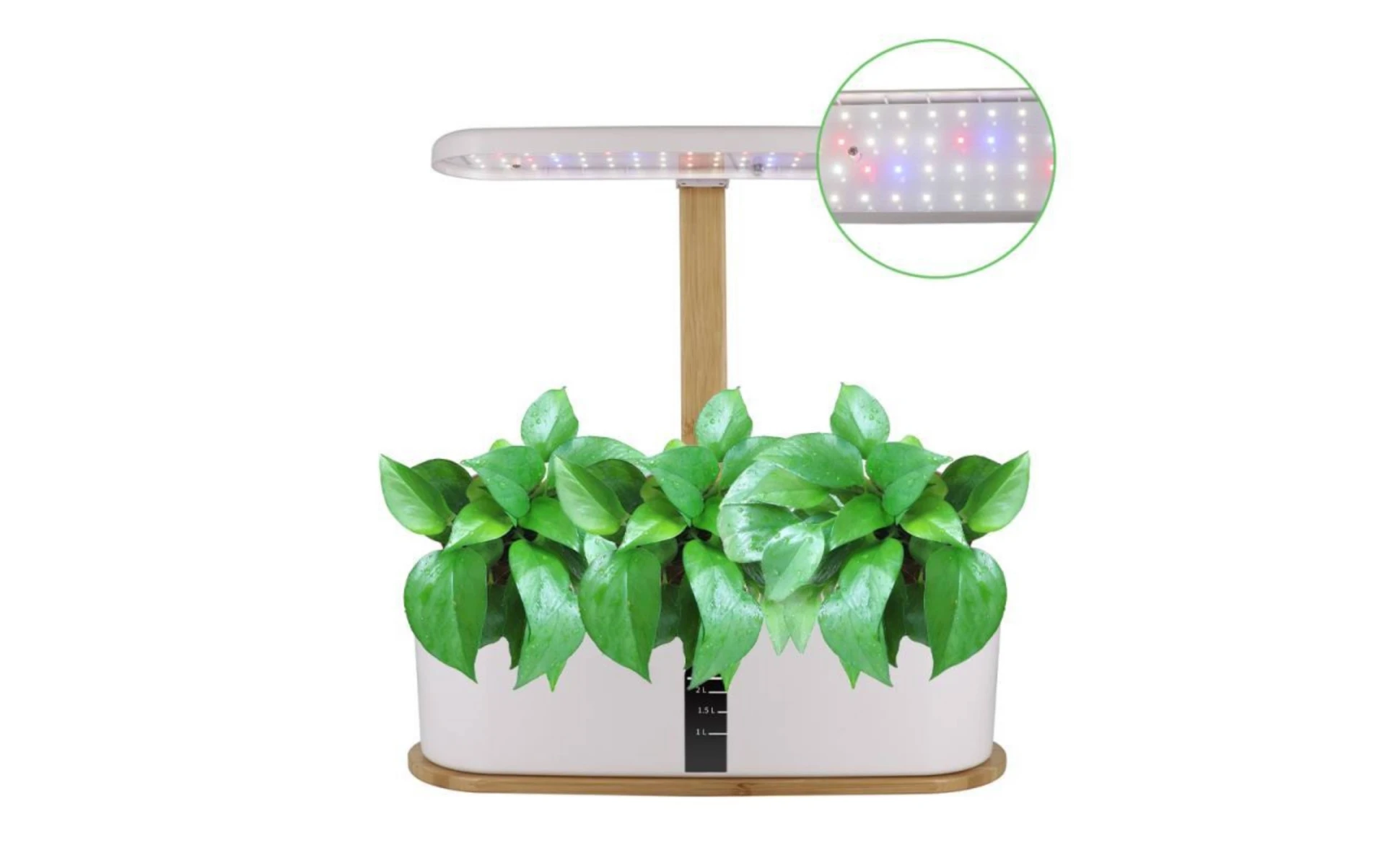 Hydroponic Planter with LED Grow Illumination areaSaving Indoor Hydroponic Garden Indoor Garden with LED Grow Light Fresh Slim