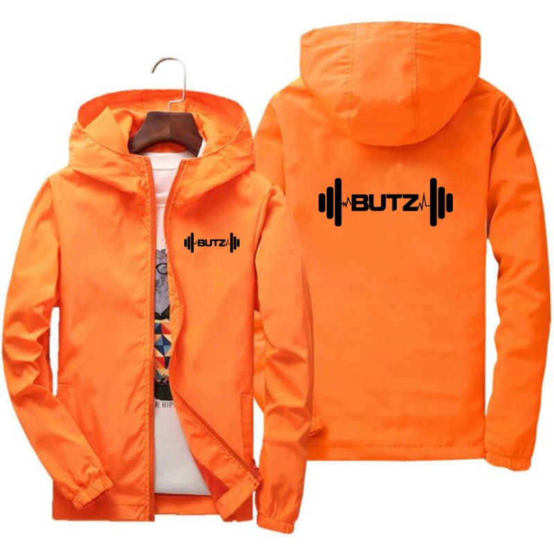 سترة كاجوال للرجال مطبوعة، وسترة بغطاء للرأس بسحاب، وسويت شيرت بغطاء للرأس في الهواء الطلق، وسترة مقاومة للماء #6