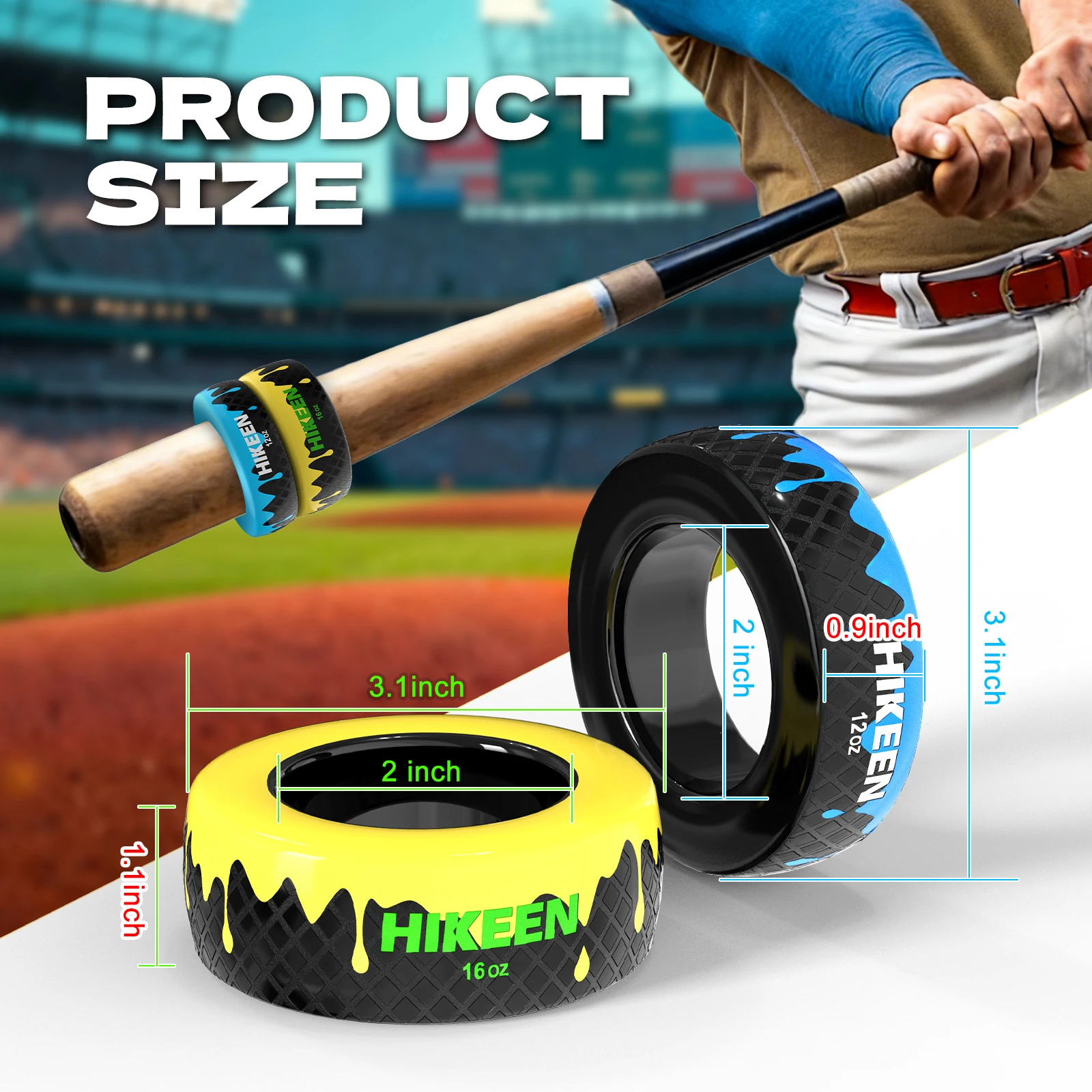 baseball-and-softball-bat-weights-12oz-16oz-baseball-drip-bat-donut-for-swing-training-fits-most-youth-and-adult-bat