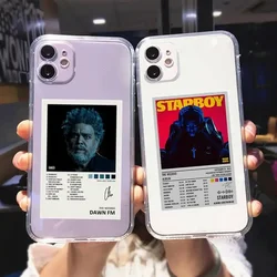 The Weeknd  Singer Phone Case For Xiaomi 11 12 Redmi 8 9 Note 10 Pro K40 Poco3 Transparent Shell