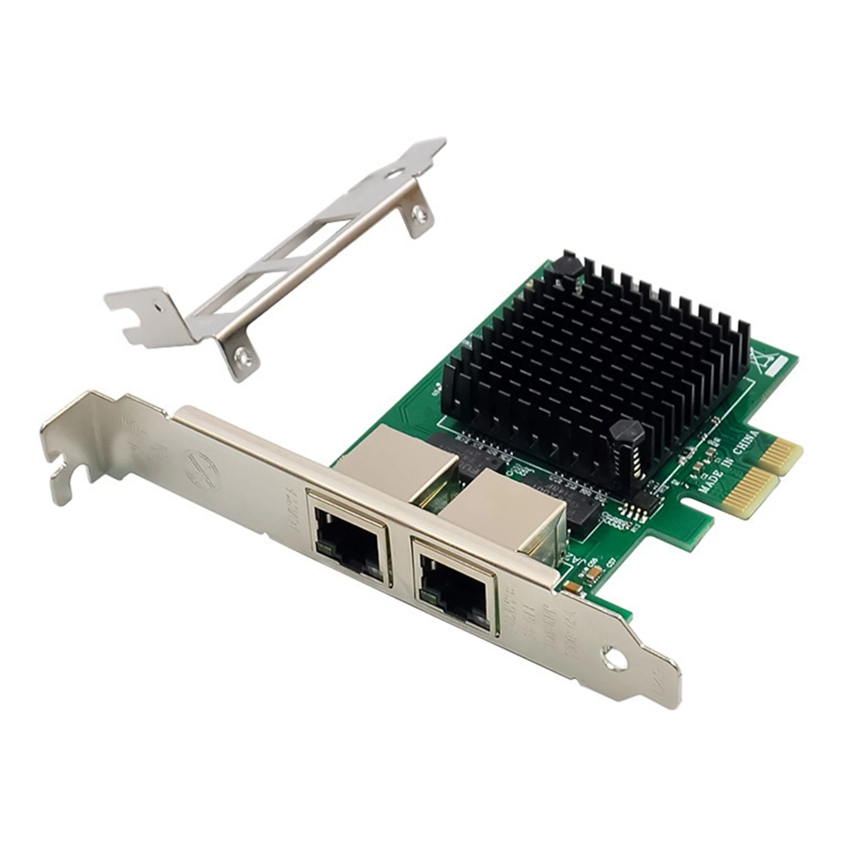 

PCIE X1 82571 гигабитная Серверная сетевая карта PCIE Ethernet Сетевая карта с двумя портами RJ45 Ethernet