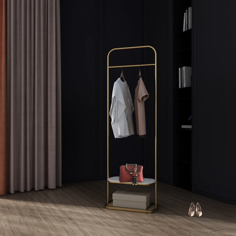 Hanging clothes, floor-to-floor bedroom, stable, simple  in online celebrity, simple and modern clothes hanging rack.