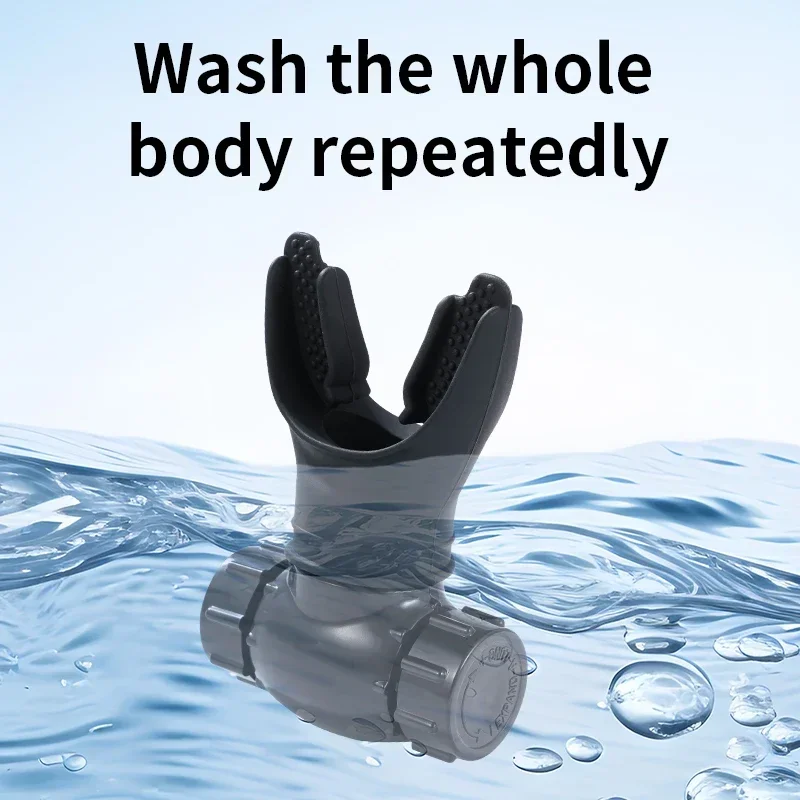 Equipamento de Exercício Respiratório em Silicone, Dispositivo Portátil de Exercício Respiratório com Resistência Ajustável