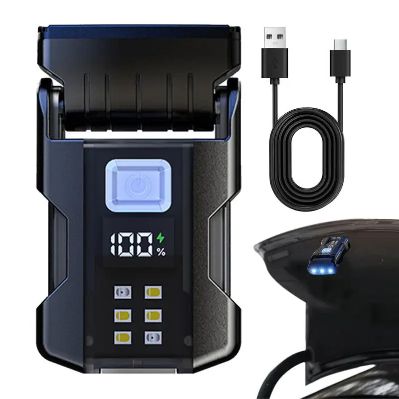 

LED Keychain Flashlight High Brightness Waterproof Keychain Light Dustproof Outdoor Gear Portable Flashlight With Display For