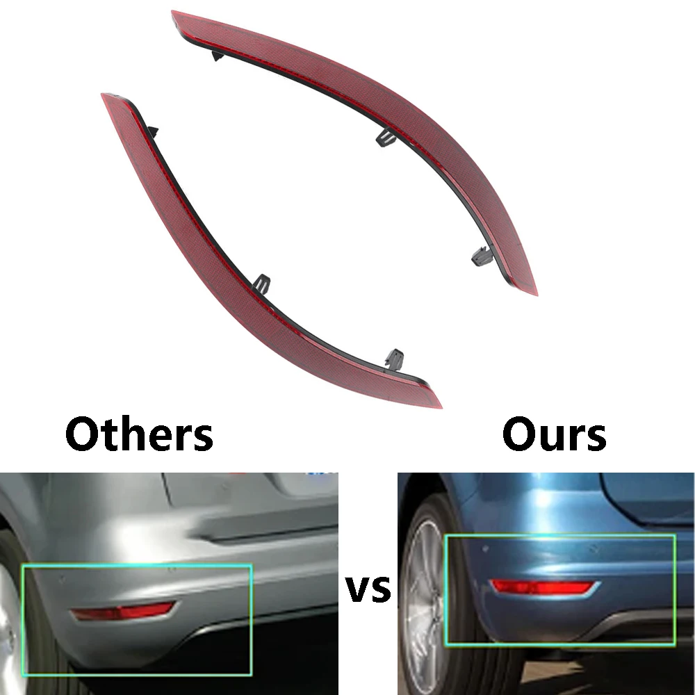 

LED Rear Bumper Reflector Light Left/Right Tail Brake Light For VW Sharan 2011 2012 2013 2014 2015 2016 7N0945105B 7N0945106B