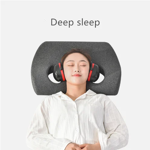 

Мягкая ортопедическая подушка из пены с эффектом памяти для сна на боку, от храпа, моющаяся, дышащая, эргономичная, предотвращающая заломы, для шейного отдела позвоночника