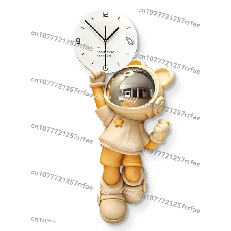 

Cartoon Clock, High-end Sense Wall Hanging, Modern Simple Household Non-punching Clock, Wall Clock, Living Room Decorative Clock