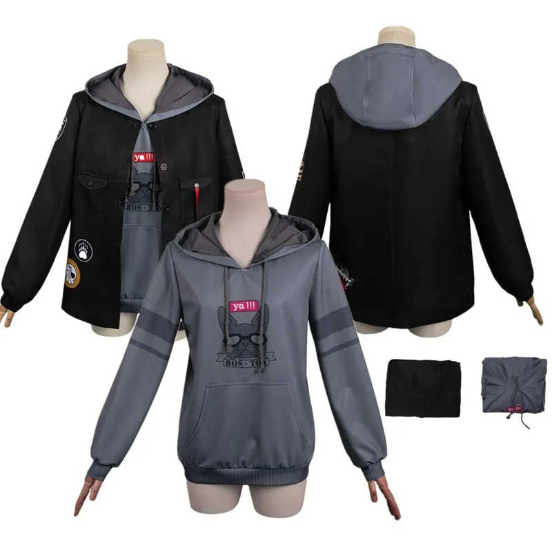 Momoka Kawaragi Cosplay Girls Band Anime Cry Costume Women Roleplay Hoodie Coat Jacket Outfits Halloween Carnival Party Suit