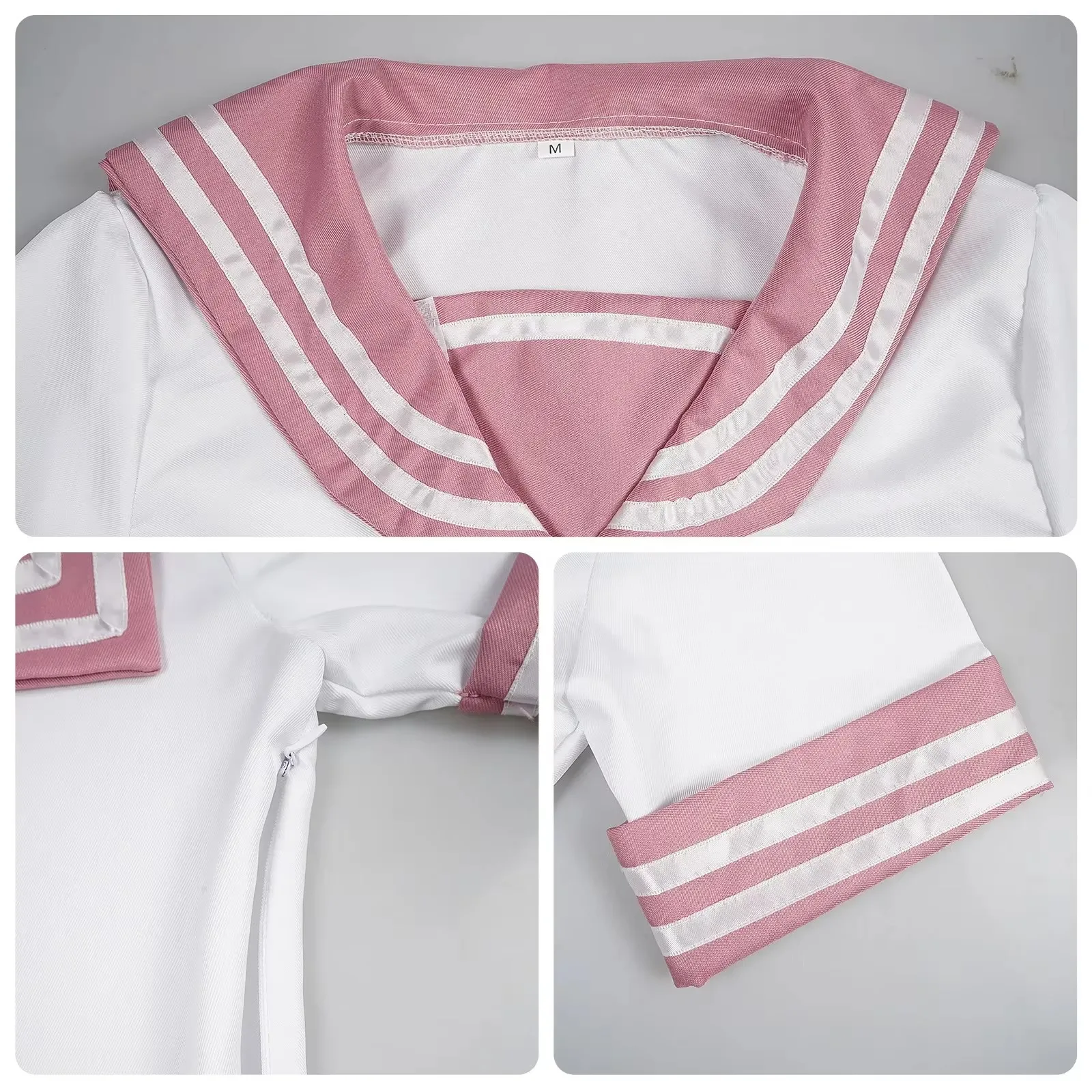 Game Fate/Apocrypha Astolfo Cosplay Costume Twelve Warriors Wig  Pink JK Uniform Skirt Woman Sexy Kawaii Sailor Suit