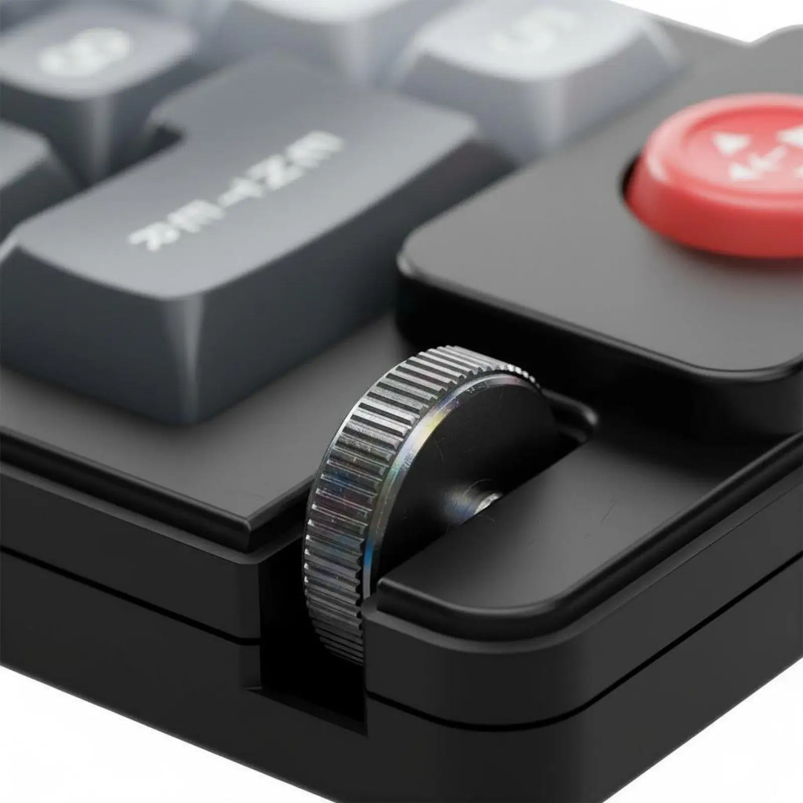 USB C Mechanical Keyboard with Joystick and Scroll Wheel Hot Swap RGB Macro Keypad for Gaming and Creative Workflow Control