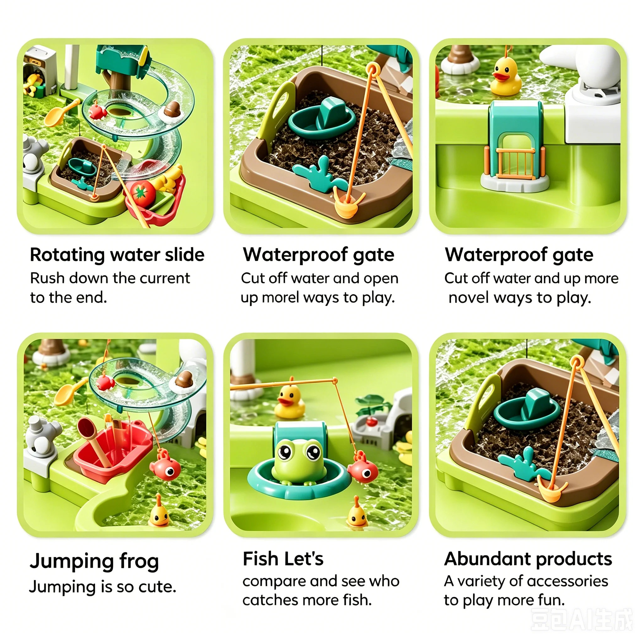 ชุดของเล่นน้ำสำหรับเด็ก 38/43/ - Kids Outdoor Picnic Table บทวิจารณ์และราคา