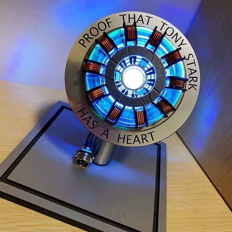 

Hot Sale Mk1 Mk2 Avengers Iron Man Arc Reactor 1:1 Tony Stark Heart Mk50 Chest Lamp Super Hero Figure Statue Model Birthday Gift