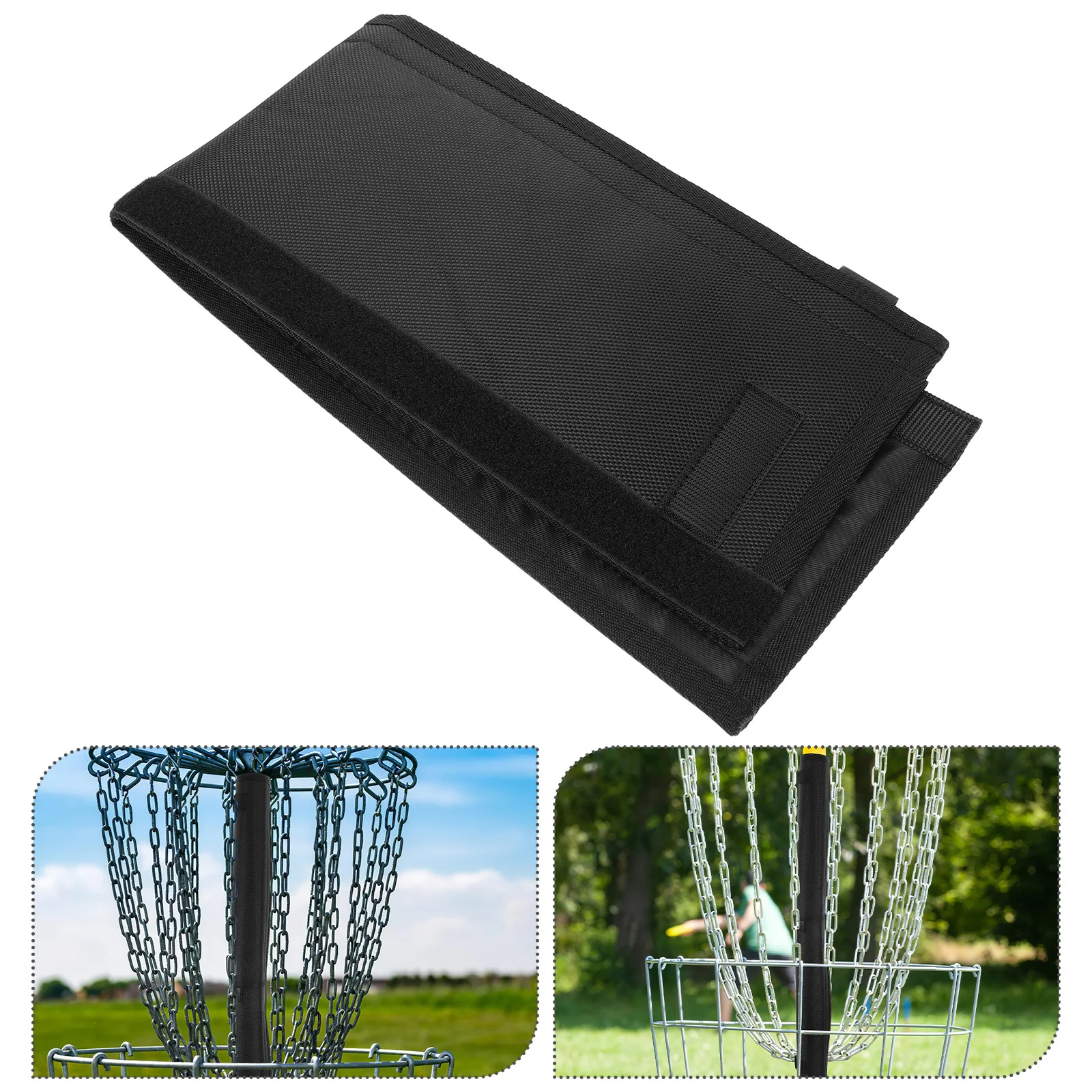 سلة جولف قرصية لتقليل الضوضاء، كاتم صوت مضرب سهل التركيب، سلسلة موثوقة لجميع الأحوال الجوية، لعب هادئ، تدريب منزلي داخلي