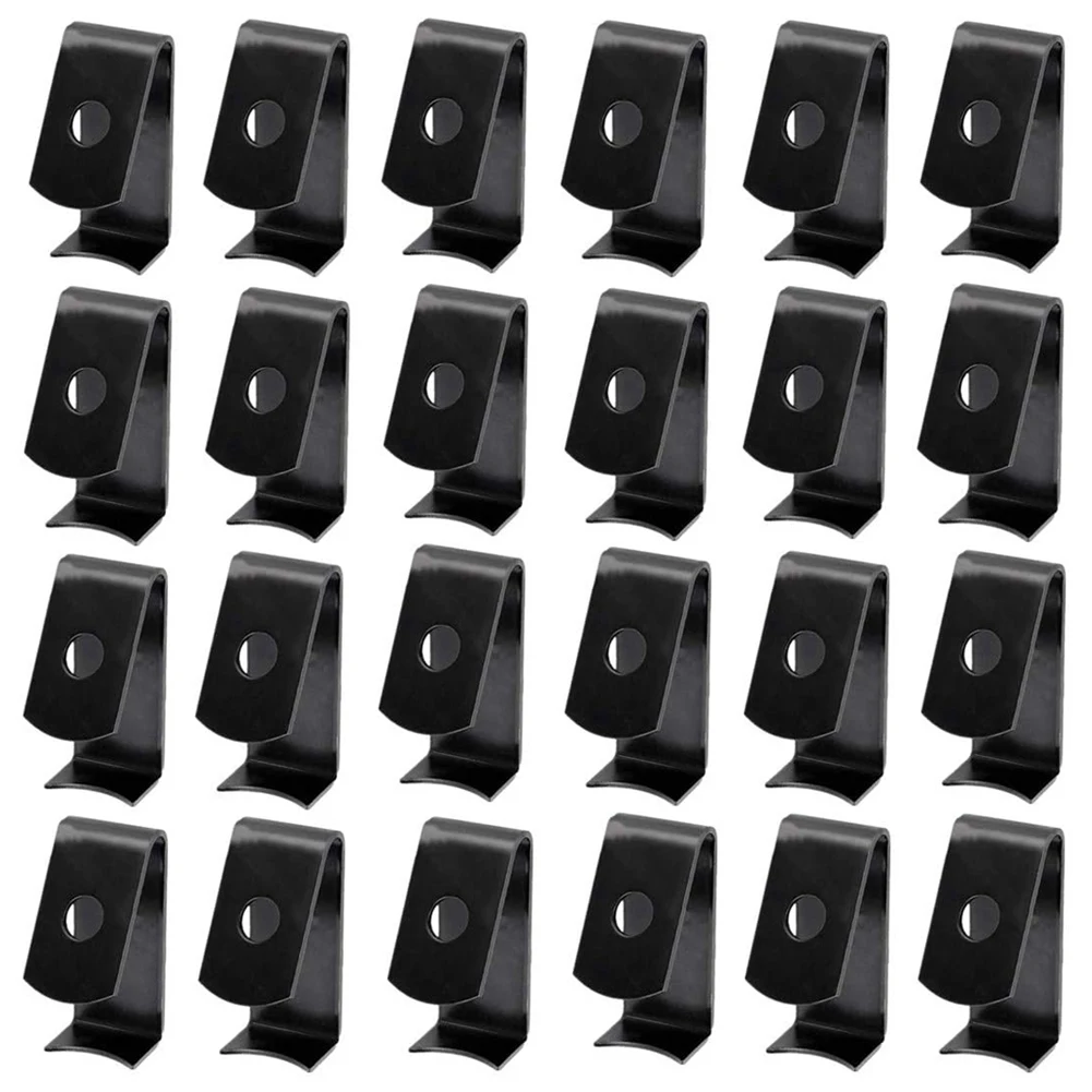 

Flower Pot Clips-24 Pack Durable Plant Pot Latch Hangers, Holds 5-8Inch Standard Terra Cotta Clay Flower Pot (Black)