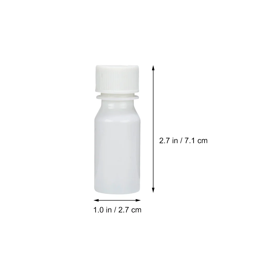 

30pcs Reagent Bottle 20ml PET Laboratory Sample Storage Bottle Leakproof Specimen Container Liquid Sealing Empty Vial