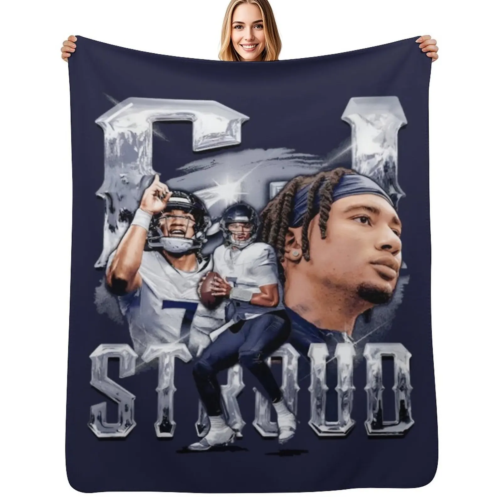 Cj Stroud Throw Bla… - image