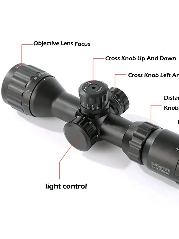 Shooter Tactical 3.5-10X40E hunting scopes 25.4mm 4-14x44 SFF riflescope ST 3-9X32AOE rifle scope GZ1-0346