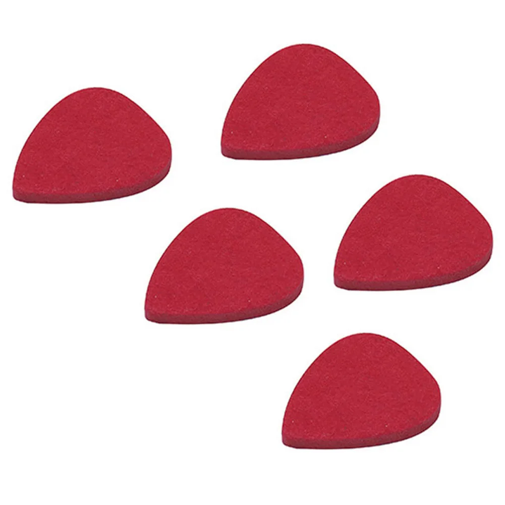 5pcs Ukulele Soft Felt Picks Professional Colorful Concert Soprano Tenor Plectrum Musical Instruments Ukelele Accessories