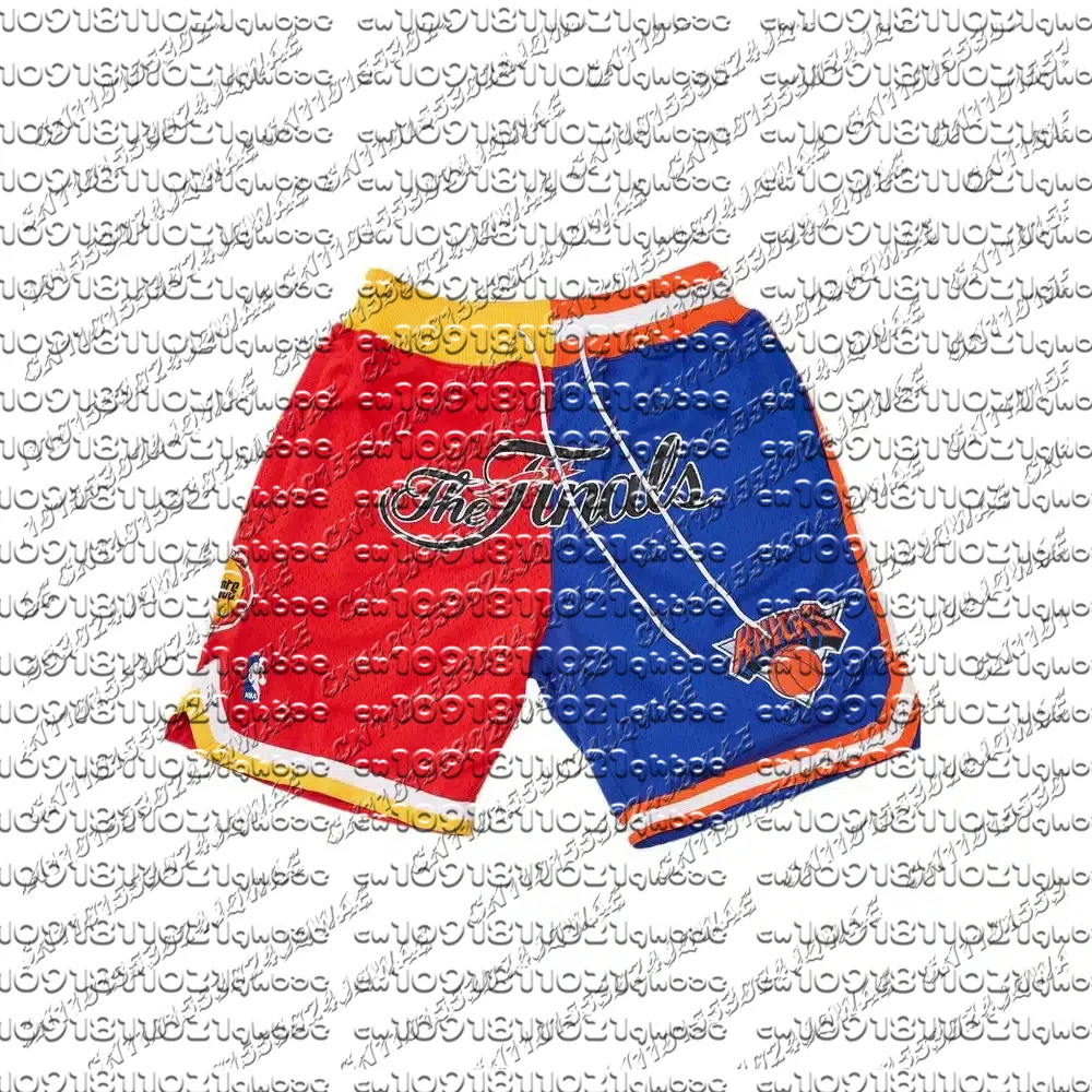 

Классические мужские и женские шорты 1994, шорты N/BA Finals Rockets X Knicks, быстросохнущие дышащие повседневные свободные спортивные брюки