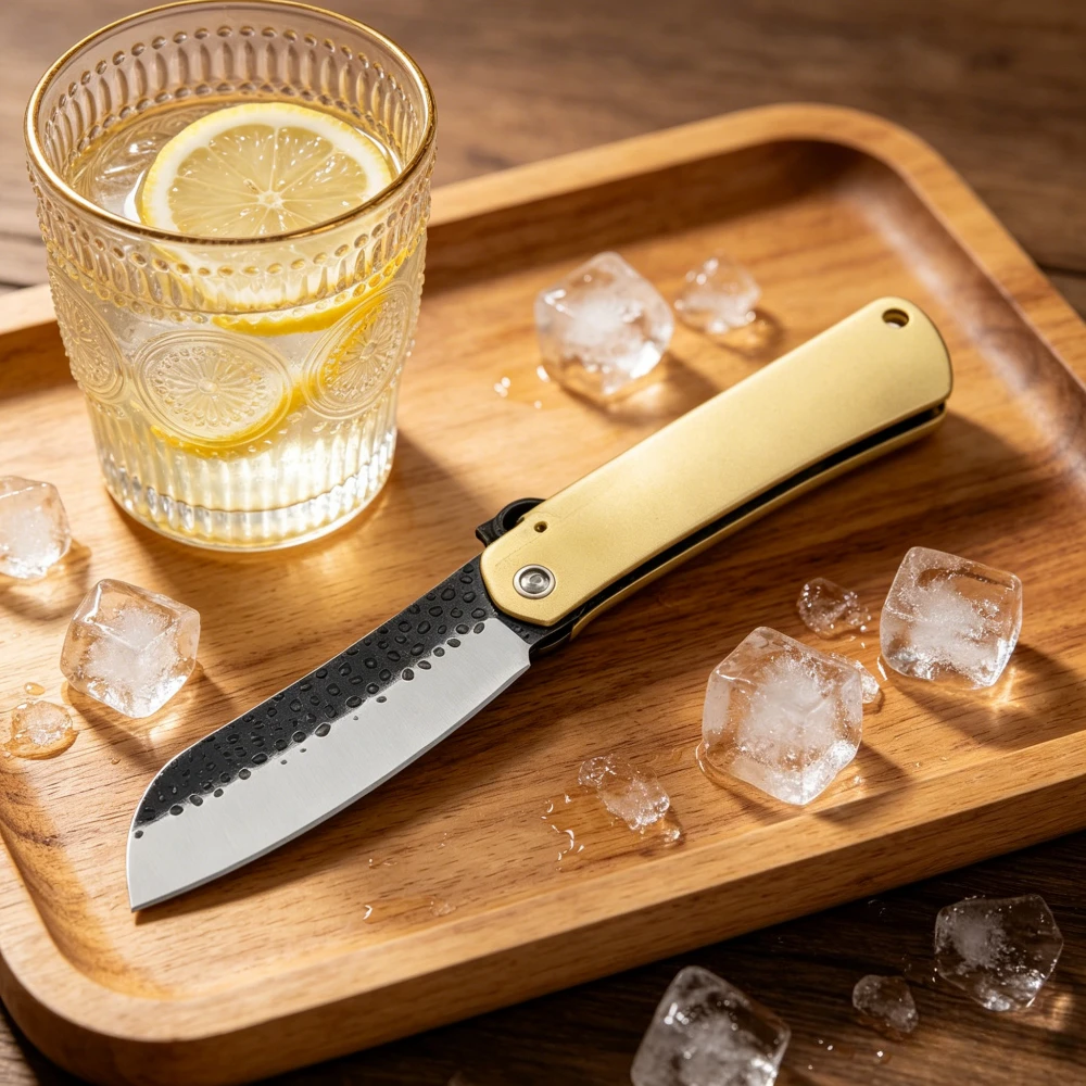 

Folding Knife Portable Outdoor Fishing Hiking Camping Multi-functional Cutting Tool 7Cr13Mov Blade