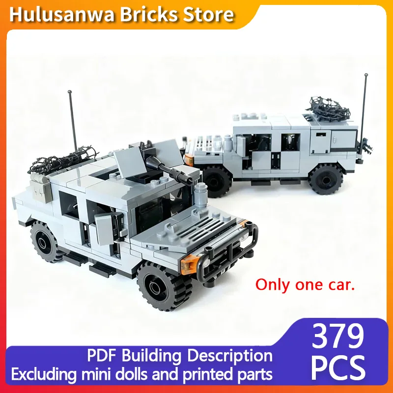 

Военная модель внедорожника MOC, строительные кирпичи, военное оборудование, модульная технология, сборка, детские игрушки, костюм, подарки, праздник