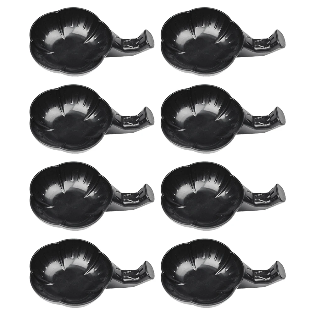 

12pcs Plum Blossom Ink Dish Plastic Multifunctional Inkwell For Calligraphy Brush Holder Desktop Use Sturdy Ink Tray Water