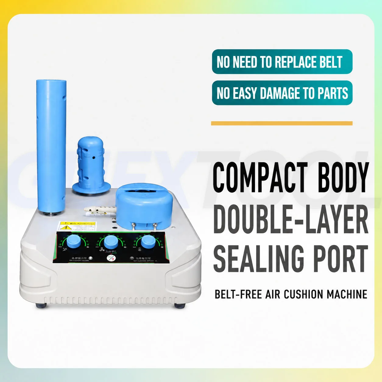 Fully Automatic Air Cushion Machine Bubble Pillow Gourd Film Inflator Bubble Film Bubble Bag Inflator Express Packer Airbag