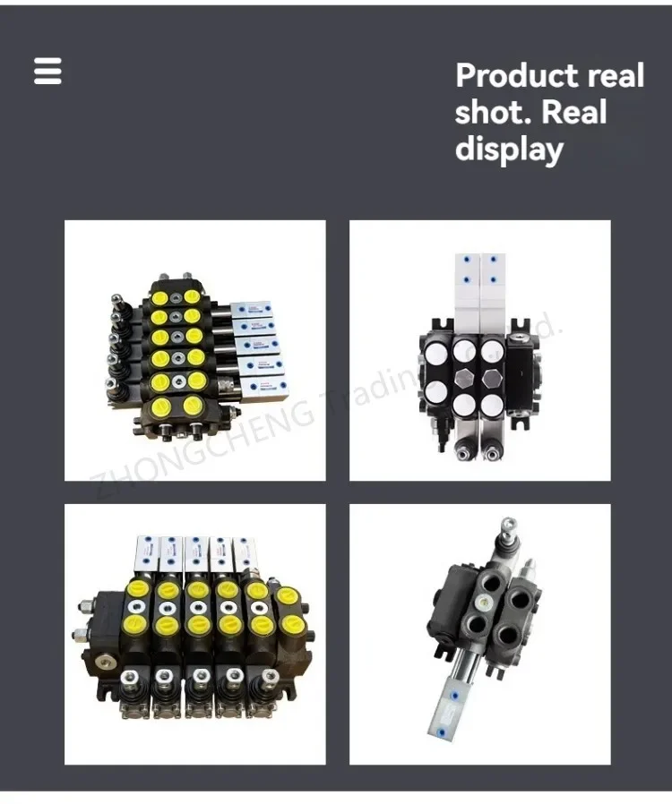 DCV100 Five Way Pneumatic Control Valve 100L Hydraulic Cleaning Garbage Compression Truck Engineering Machinery Modification