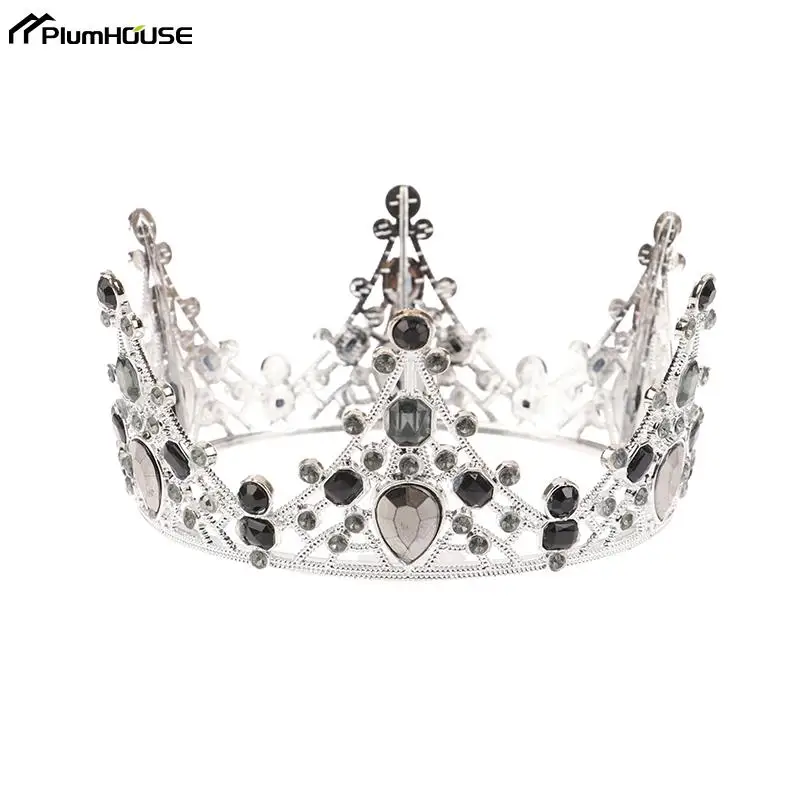 1Pc Metal Crown Cake Topper Gold Color Cake Decorative Topper Wedding Princess Birthday Baby Cake Dessert Decoration Flags