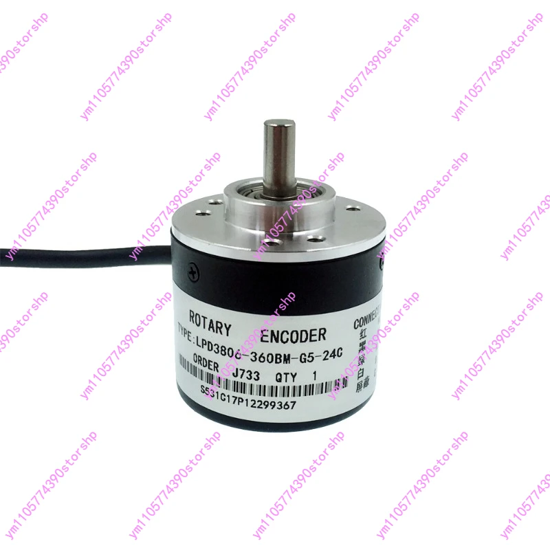 6mm‑Shaft AB‑Phase Incremental Photoelectric Rotary Encoder LPD3806‑360BM‑G5‑24C 360Pulse Optical Rotation Sensor For
