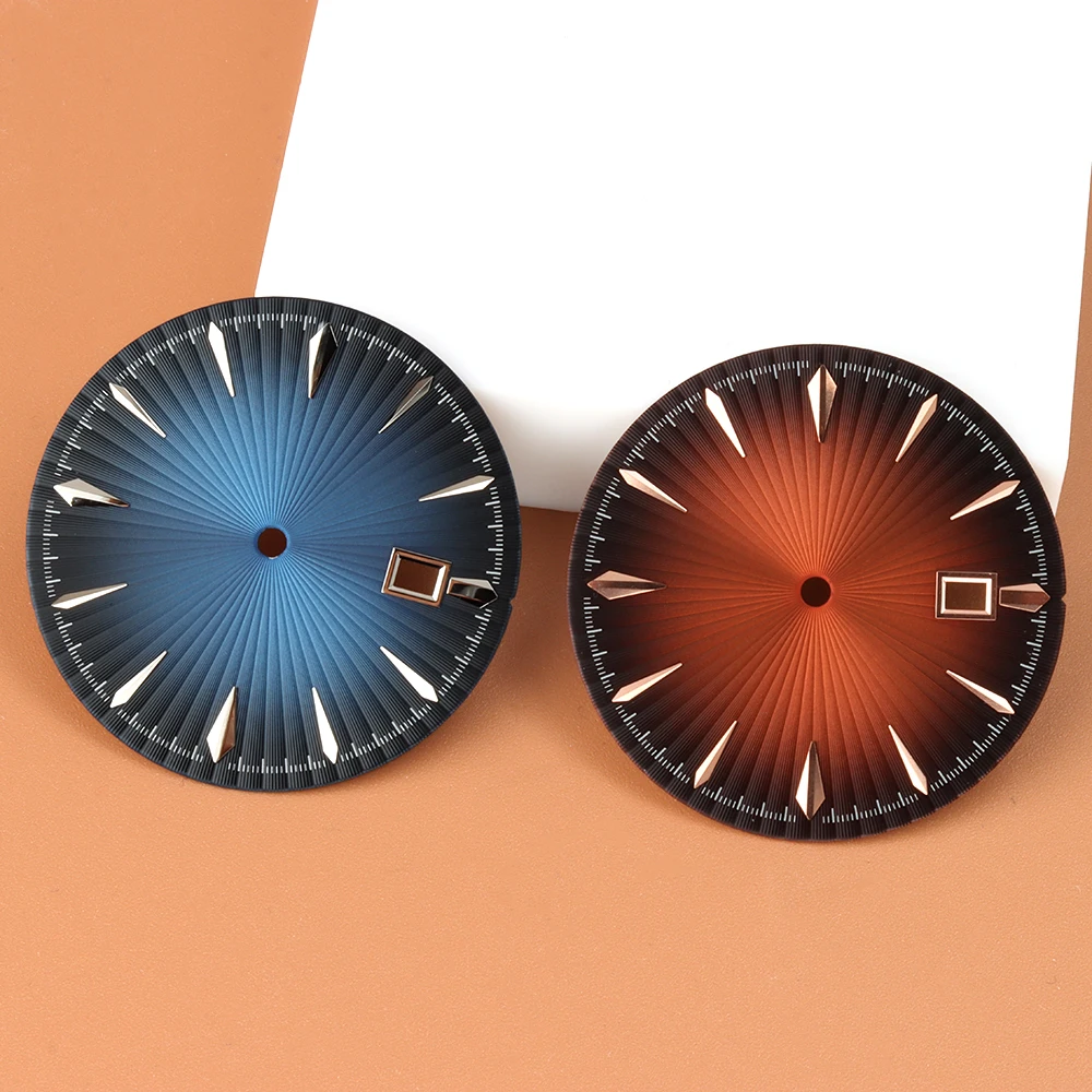 

35mm Watch Dial No hands Stainless Steel Watch Face Fit 40mm Cocktail Case For NH35 NH36 Automatic Movement Watch Accessories